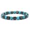 Premium Men Bracelet Howlite Hematite Tiger Eyes Homme Cycling Decoration 8