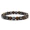 Premium Men Bracelet Howlite Hematite Tiger Eyes Homme Cycling Decoration 10
