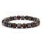 Premium Men Bracelet Howlite Hematite Tiger Eyes Homme Cycling Decoration 10