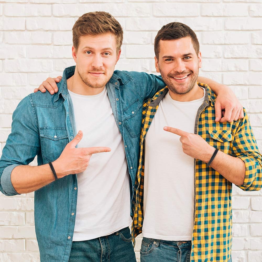 Handmade Paracord Bracelet Unisex Friendship Distance Matching BFF Wax Rope String Personalized Fri 1