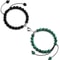 Natural Stone Beads Couple Distance Bracelets Set Braided Bracelet Lovers Heart Magnet Adjustable B 6