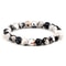 8mm Fire Agates Onyx Beads Couples Distance Bracelets Natural Healing Yoga For Men Women Elastic St 4