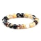 8mm Fire Agates Onyx Beads Couples Distance Bracelets Natural Healing Yoga For Men Women Elastic St 5