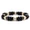Natural Stone Beaded Circle Elastic Bracelets Bangles Charm Distance Bracelet Fashion Jewelry Men W 4
