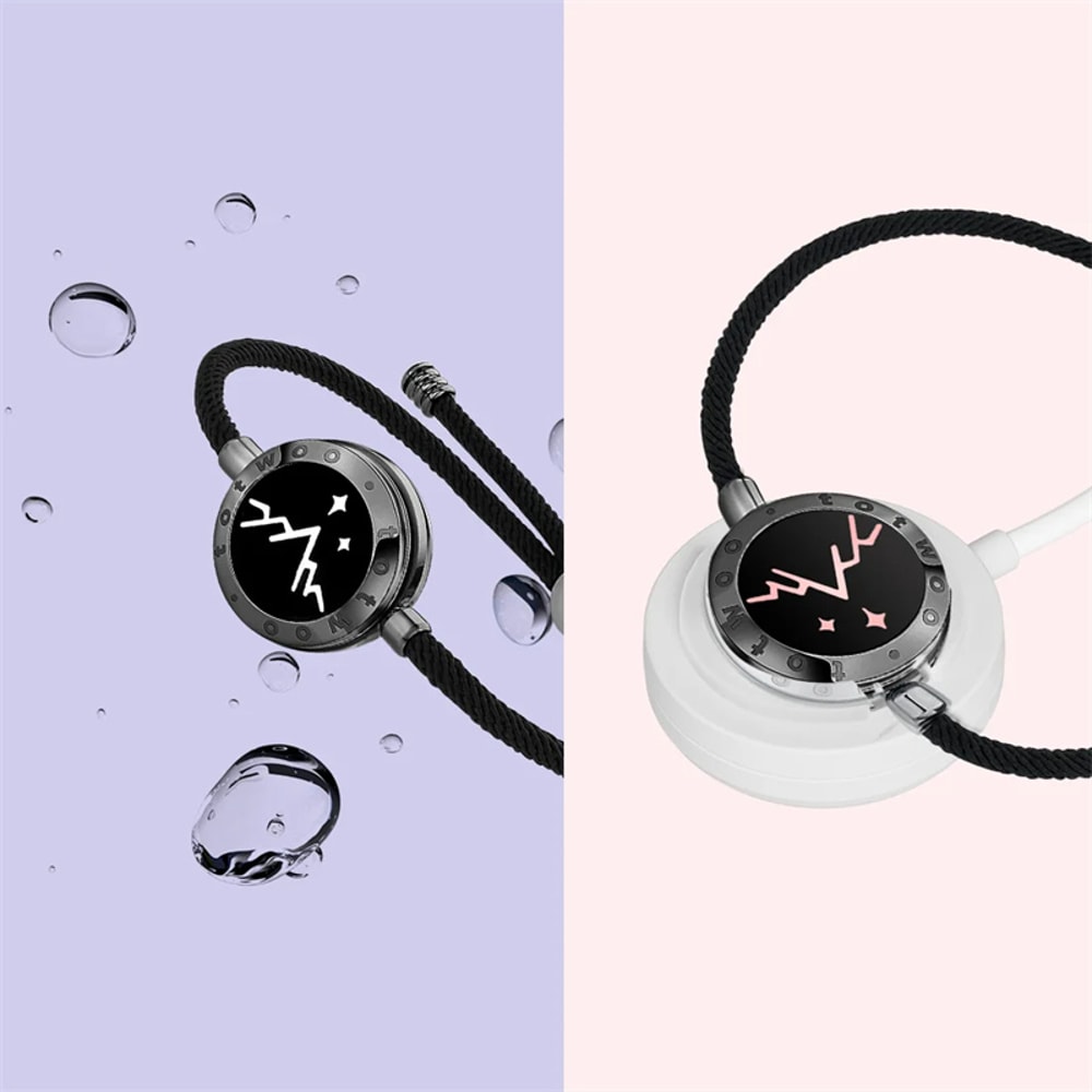 Long Distance Touch Bracelets For Couples Light Up Vibration Love Bracelets Mountain Sea Touch Brac 3