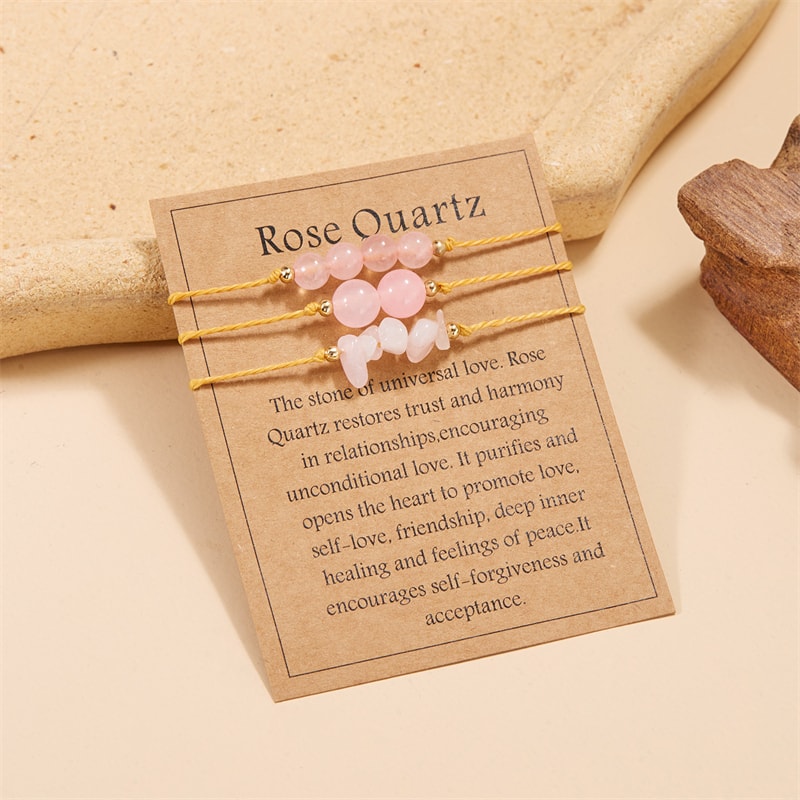 Yoga Bracelet For Men Women Kids Couples Family Natural Stone Distance Charm Jewelry Gift For Birth 2