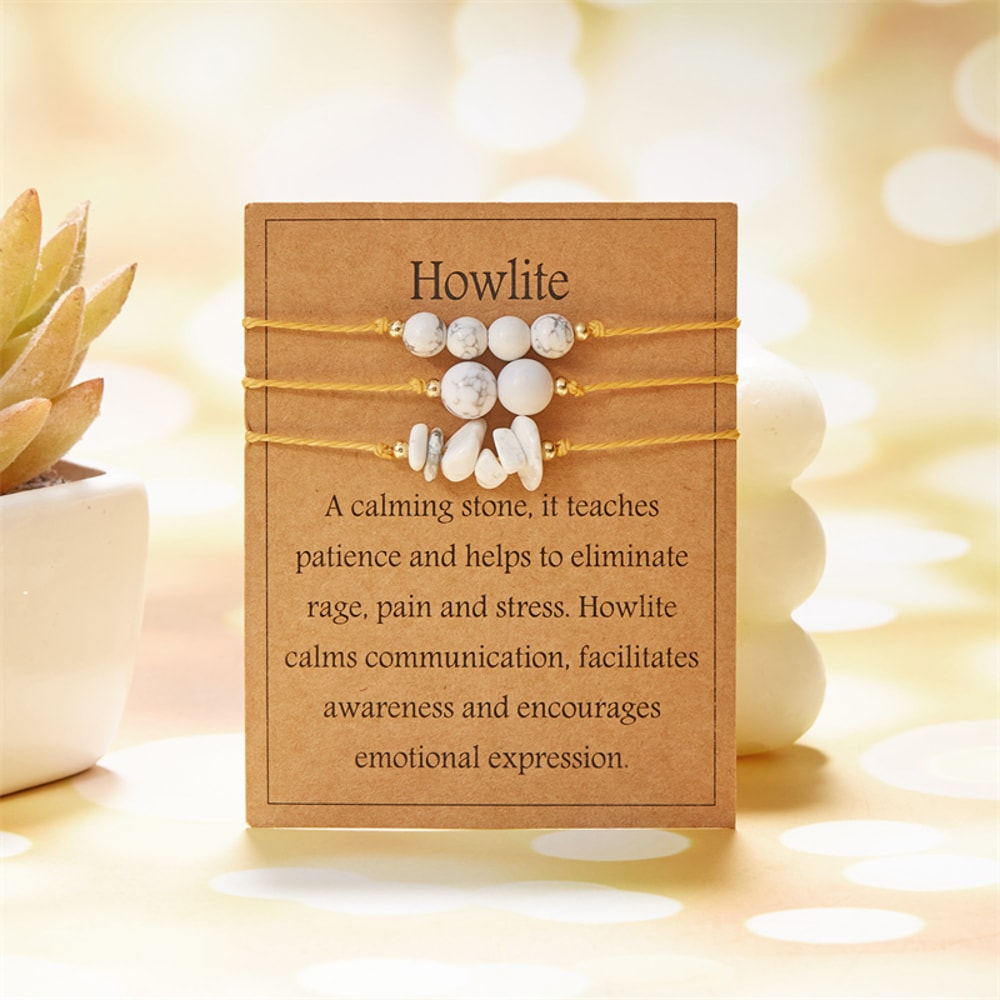 Yoga Bracelet For Men Women Kids Couples Family Natural Stone Distance Charm Jewelry Gift For Birth 6