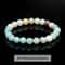 Handmade Opal Stone Bead Stretch Bracelet Simple Circle Design For Men And Women Reiki Healing Dist 7
