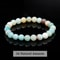 Handmade Opal Stone Bead Stretch Bracelet Simple Circle Design For Men And Women Reiki Healing Dist 7