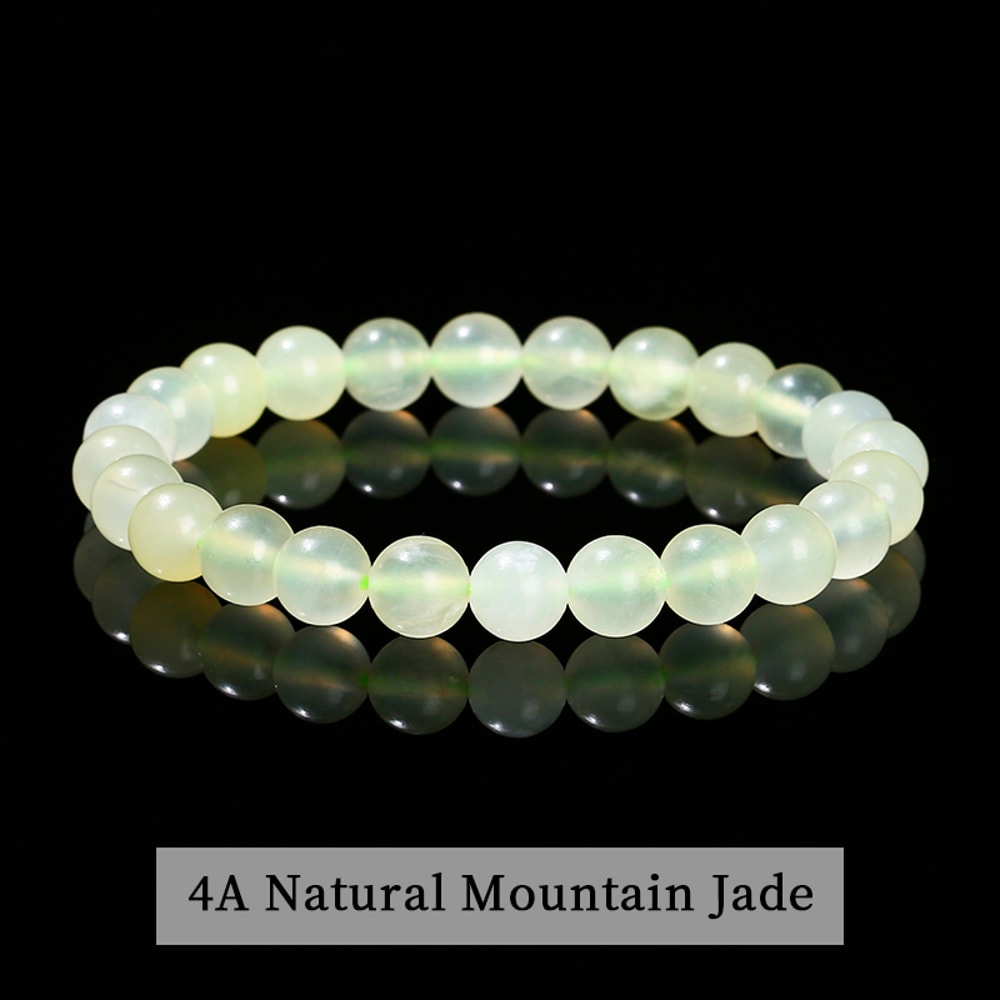 Handmade Opal Stone Bead Stretch Bracelet Simple Circle Design For Men And Women Reiki Healing Dist 8