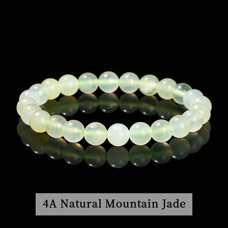 Handmade Opal Stone Bead Stretch Bracelet Simple Circle Design For Men And Women Reiki Healing Dist 8