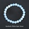 Handmade Opal Stone Bead Stretch Bracelet Simple Circle Design For Men And Women Reiki Healing Dist 6