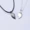 Magnetic Heart Couple Pendant Necklace Electrocardiogram Good Simple Quality Pendant Splicing Neckl 2