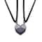 Magnetic Heart Couple Pendant Necklace Electrocardiogram Good Simple Quality Pendant Splicing Neckl 0