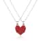 Magnetic Heart Couple Pendant Necklace Electrocardiogram Good Simple Quality Pendant Splicing Neckl 6