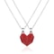 Magnetic Heart Couple Pendant Necklace Electrocardiogram Good Simple Quality Pendant Splicing Neckl 6