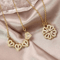 Heart Shaped Clover Necklace Pendant Stainless Steel Love Magnetic Necklace Jewelry Gift For Women 1