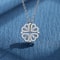 Heart Shaped Clover Necklace Pendant Stainless Steel Love Magnetic Necklace Jewelry Gift For Women 5