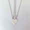 Couple Pendant Necklace Electrocardiogram Magnetic Heart Pendant Splicing Necklace Simple Quality V 8