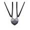 Magnetic Heart Necklace Couple Jewelry Womens Valentines Day Sweater Chain Lover Best Friend Weddin 2