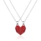 Magnetic Heart Necklace Couple Jewelry Womens Valentines Day Sweater Chain Lover Best Friend Weddin 7