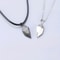 Magnetic Heart Couple Pendant Necklace Electrocardiogram Good Simple Quality Splicing Necklace Vale 2