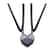 Magnetic Heart Couple Pendant Necklace Electrocardiogram Good Simple Quality Splicing Necklace Vale 7