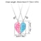 Best Friends Pendant Necklace Magnetic Broken Heart Chain Adjustable Lover BFF Jewelry Gift For Wom 4