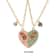 Best Friends Pendant Necklace Magnetic Broken Heart Chain Adjustable Lover BFF Jewelry Gift For Wom 9