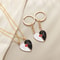 Couple Magnetic Necklace Stickman Heart Charm Fashion Trendy Splicing Heart Pendant Jewelry Gift 3