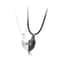 Trendy Magnetic Sun Moon Heart Necklace For Couple Women Heart Shaped Stitching Pendant DIY Jewelry 4