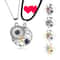 Couple Magnetic Matching Necklace For Women Men Sun Moon Heart Shape Pendant I Love You Projection 1