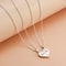 Couple Necklaces for Lovers Boys Girls, Electrocardiogram Magnetic Heart Pendant, Stainless Steel Valentines Day Jewelry