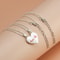 Couple Necklaces for Lovers Boys Girls, Electrocardiogram Magnetic Heart Pendant, Stainless Steel Valentines Day Jewelry
