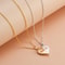 Couple Necklaces for Lovers Boys Girls, Electrocardiogram Magnetic Heart Pendant, Stainless Steel Valentines Day Jewelry