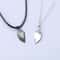 Fashion Couple Necklace Set Heart Magnetic Necklace For Couples Heart Combination Pendant Anniversa 2