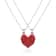 Fashion Couple Necklace Set Heart Magnetic Necklace For Couples Heart Combination Pendant Anniversa 5