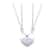 Fashion Couple Necklace Set Heart Magnetic Necklace For Couples Heart Combination Pendant Anniversa 7