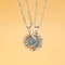 Magnetic Couple Matching Necklace Set Sun Moon Heart Shape Magnet Pendant Fashion Lover Gift Jewelr 7