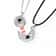 Magnetic Couple Matching Necklace For Women Men I Love You Projection Sun Moon Heart Pendant Jewelr 2