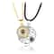 Magnetic Couple Matching Necklace For Women Men I Love You Projection Sun Moon Heart Pendant Jewelr 5