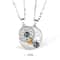 Magnetic Couple Matching Necklace For Women Men I Love You Projection Sun Moon Heart Pendant Jewelr 3