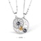 Magnetic Couple Matching Necklace For Women Men I Love You Projection Sun Moon Heart Pendant Jewelr 3