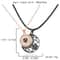 Hollow Sun Moon Heart Projection Necklace I Love You Magnetic Pendant Jewelry Gift For Couples 3