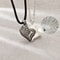 Hollow Sun Moon Heart Projection Necklace I Love You Magnetic Pendant Jewelry Gift For Couples 5
