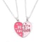 Cute Best Friends Magnetic Necklace For Women Fashion Heart Shaped Pendant Stitching Design Best Fr 0