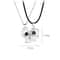 Heart Projection Magnetic Distance Couple Necklace I Love You Matching Pendant Jewelry 1