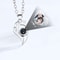 Heart Projection Magnetic Distance Couple Necklace I Love You Matching Pendant Jewelry 2