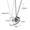 Fashion Creative Heart Necklace Magnetic Couple Pendant Romantic Lover Jewelry Gift 5