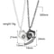 Fashion Creative Heart Necklace Magnetic Couple Pendant Romantic Lover Jewelry Gift 5